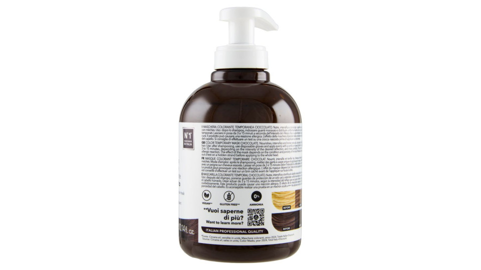 Alama Professional S.O.S. Color & Go Maschera nutriente e colorante Cioccolato 300 ml