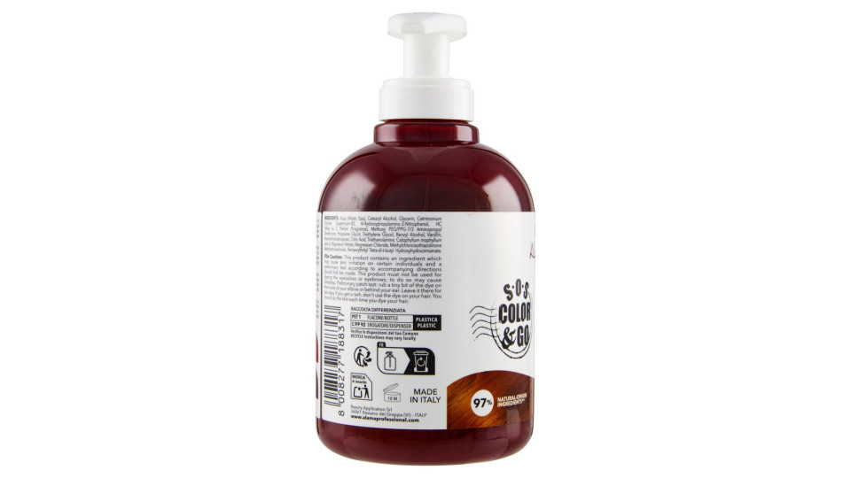 Alama Professional S.O.S. Color & Go Maschera nutriente e colorante Rame 300 ml