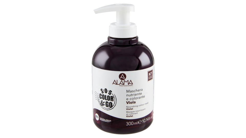 Alama Professional S.O.S. Color & Go Maschera nutriente e colorante Viola 300 ml