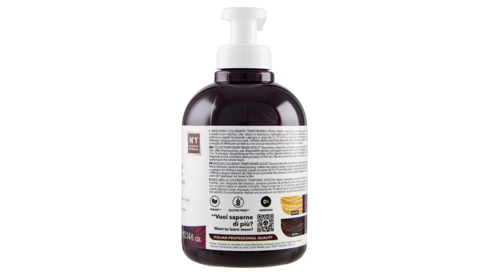Alama Professional S.O.S. Color & Go Maschera nutriente e colorante Viola 300 ml