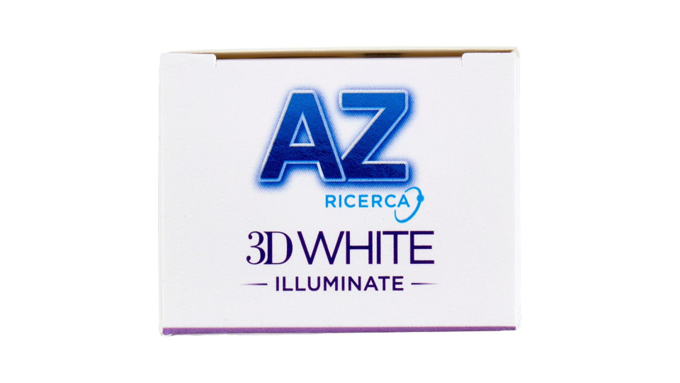 AZ Ricerca Dentifricio 3D White Illuminate Express Whitening Bianco Glossy 50 ml