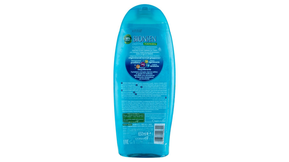 Bionsen dermo Purificante Bath & Shower Gel 650 ml
