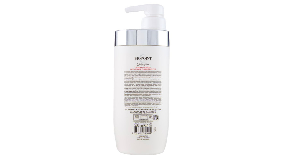 Biopoint Body Care Collagene Crema Corpo Idratante Rassodante 500 ml