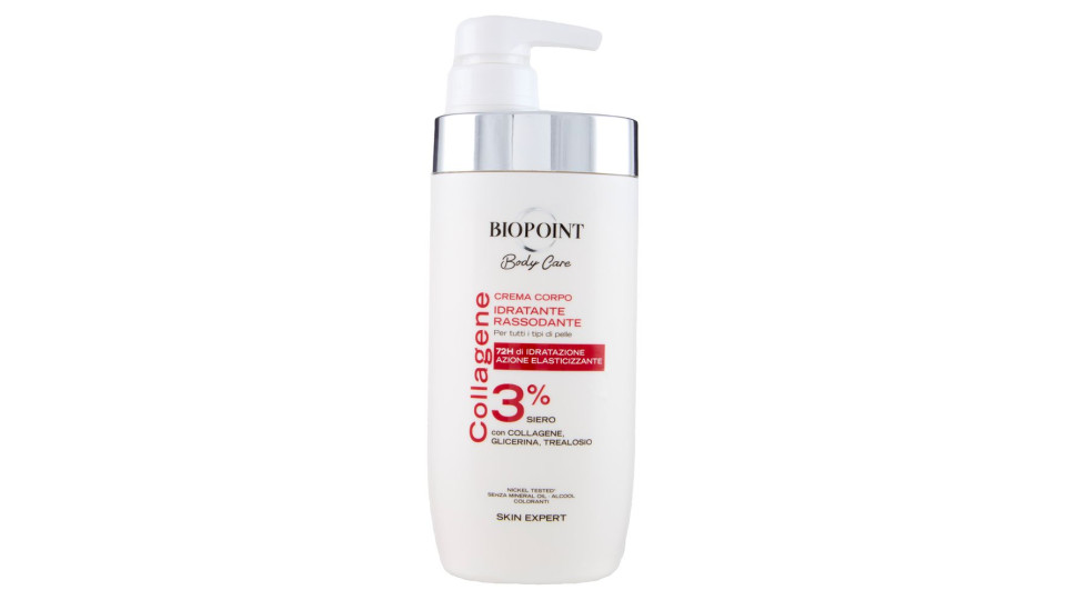 Biopoint Body Care Collagene Crema Corpo Idratante Rassodante 500 ml