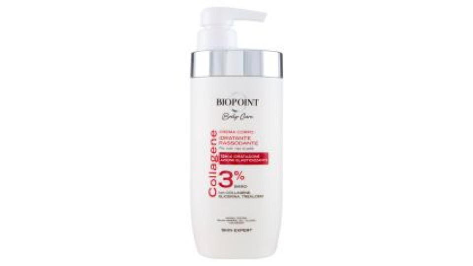 Biopoint Body Care Collagene Crema Corpo Idratante Rassodante 500 ml