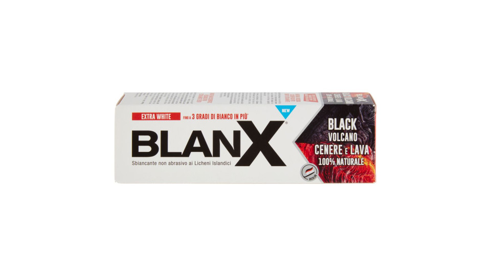 Blanx Black Volcano Cenere e Lava 100% Naturale 75 ml