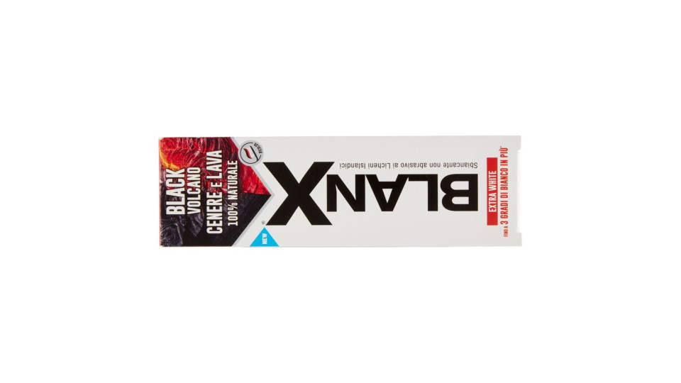 Blanx Black Volcano Cenere e Lava 100% Naturale 75 ml