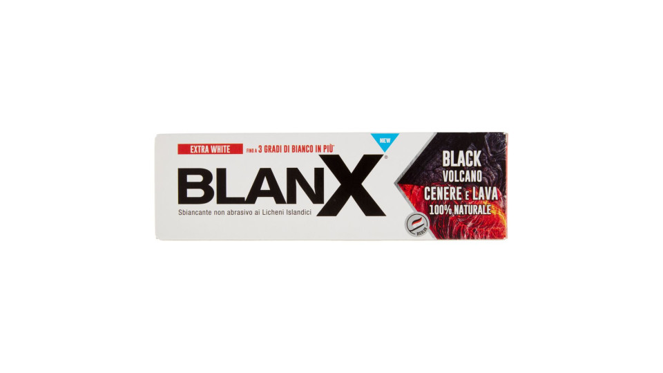 Blanx Black Volcano Cenere e Lava 100% Naturale 75 ml