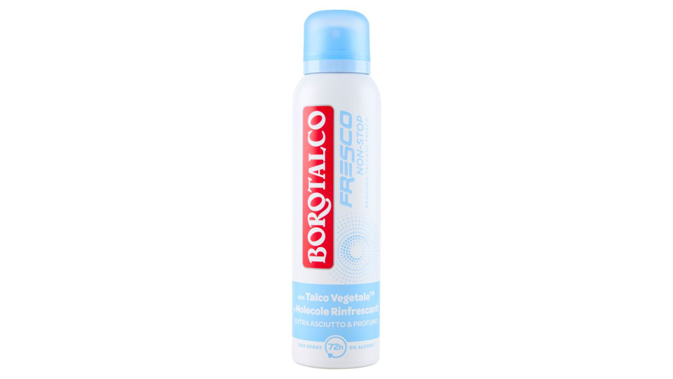 Borotalco Fresco Non-Stop Profumo Talcato Fresco 150 ml