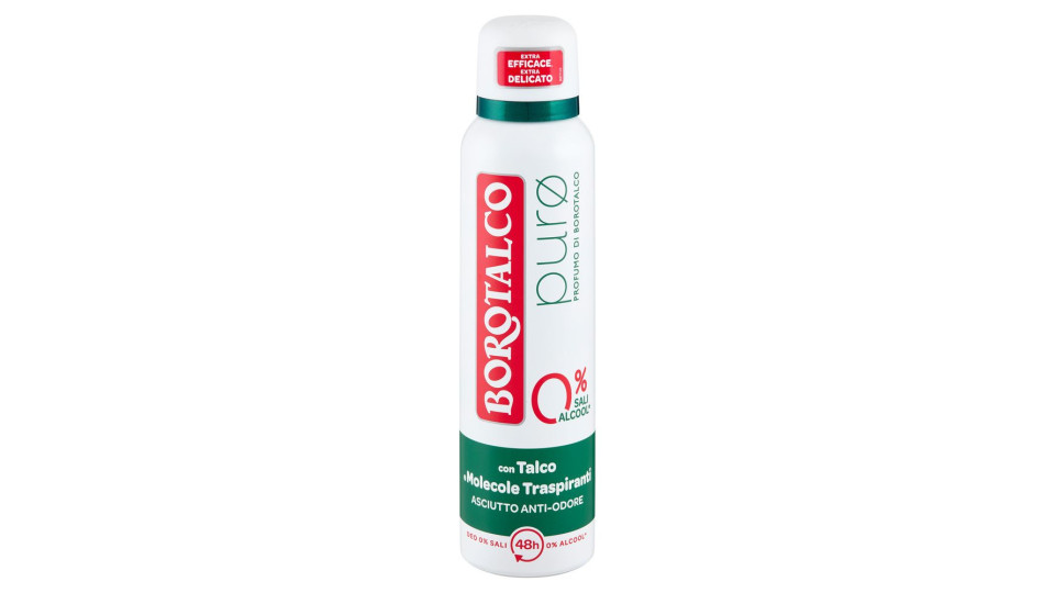 Borotalco purø Profumo di Borotalco Deo 0% Sali 150 ml
