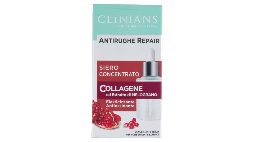 Clinians Antirughe Repair Maschera Anti Età Collagene ed Estratto di Melograno 15 mL