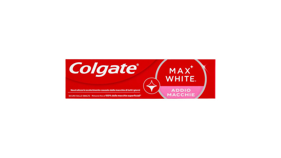 Colgate dentifricio sbiancante Max White Addio Macchie 75ml