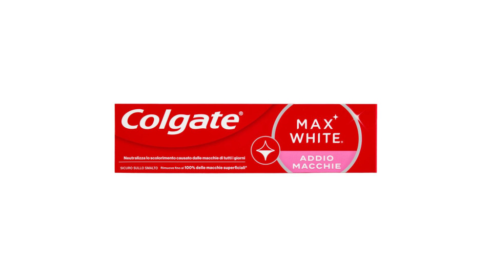 Colgate dentifricio sbiancante Max White Addio Macchie 75ml