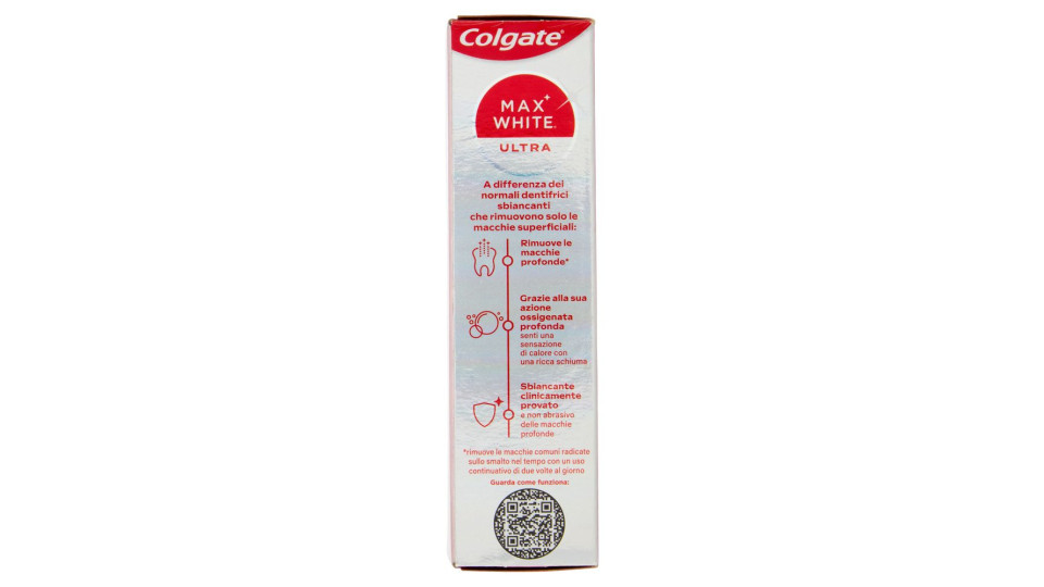 Colgate dentifricio sbiancante Max White Ultra Multiprotect 50 ml