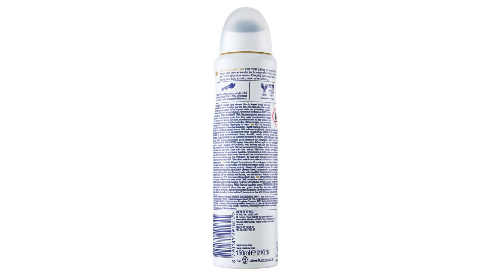 Dove advanced Care soft feel peony & amber scent anti-perspirant 150 ml