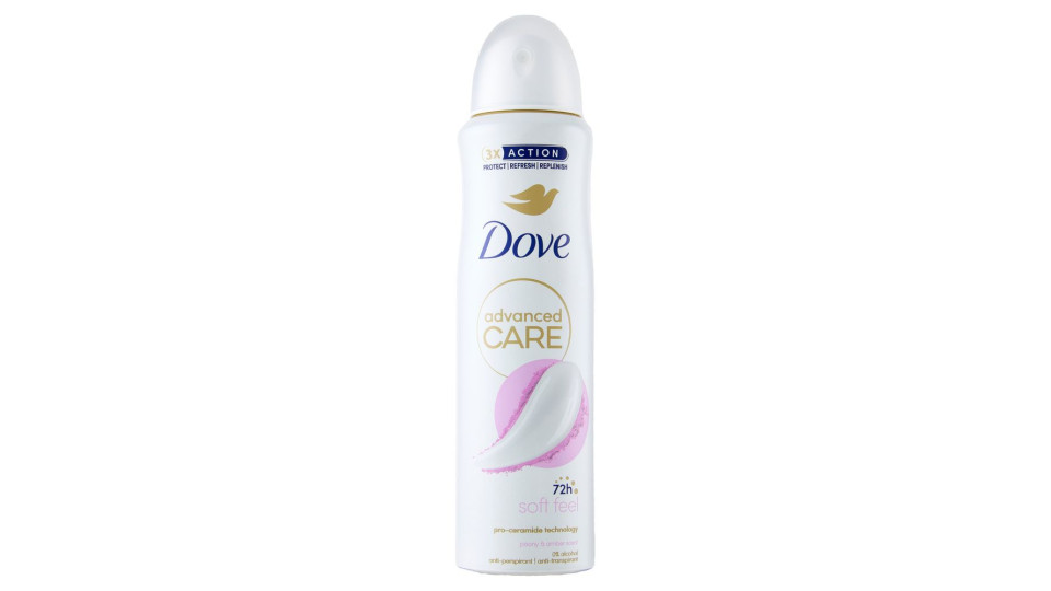 Dove advanced Care soft feel peony & amber scent anti-perspirant 150 ml