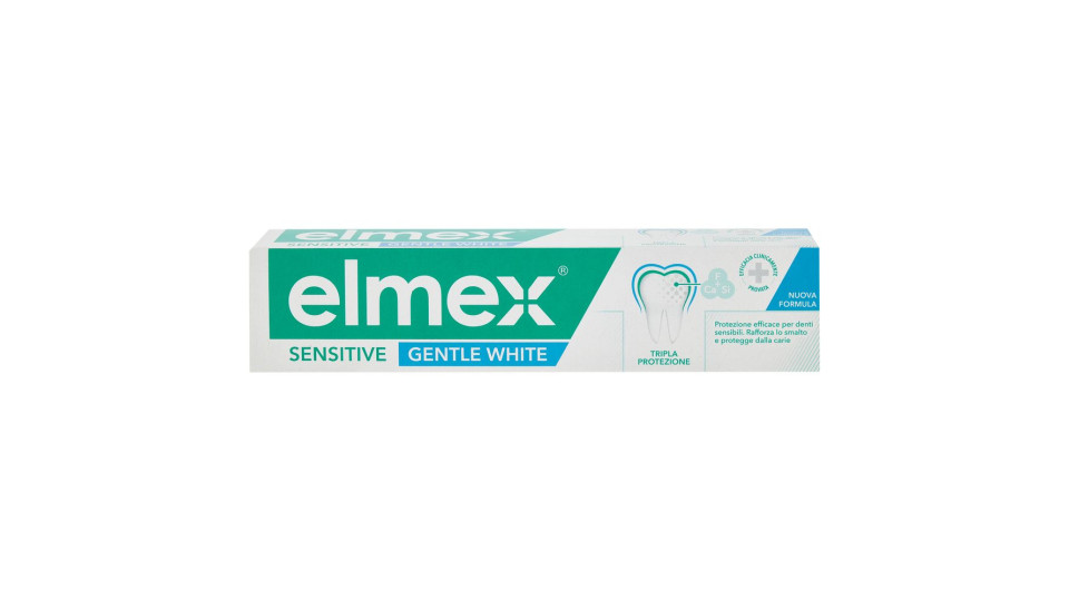 elmex dentifricio Sensitive Gentle White Sbiancante denti sensibili 75 ml
