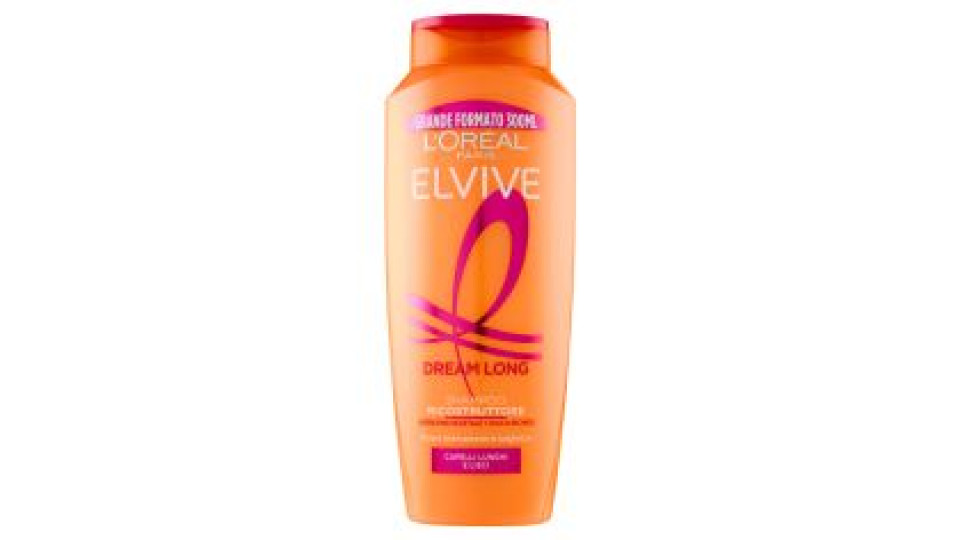 Elvive Dream Long Shampoo Ricostruttore, per Capelli Lunghi e Lisci, 300 ml