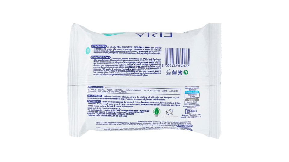 Fria Milleusipiù Detergenti Effetto Igienizzante 48 pz