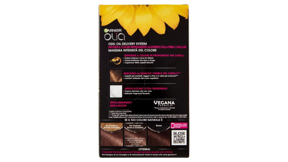 Garnier Olia Tinta Capelli, Senza Ammoniaca, Frozen brown 515