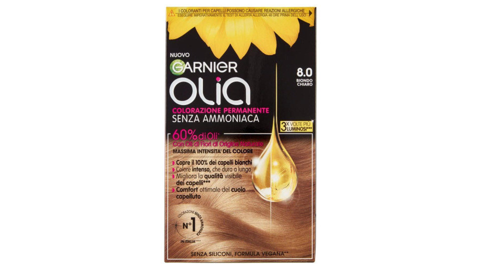 Garnier Olia Tinta Capelli, Senza Ammoniaca, Light blonde 90