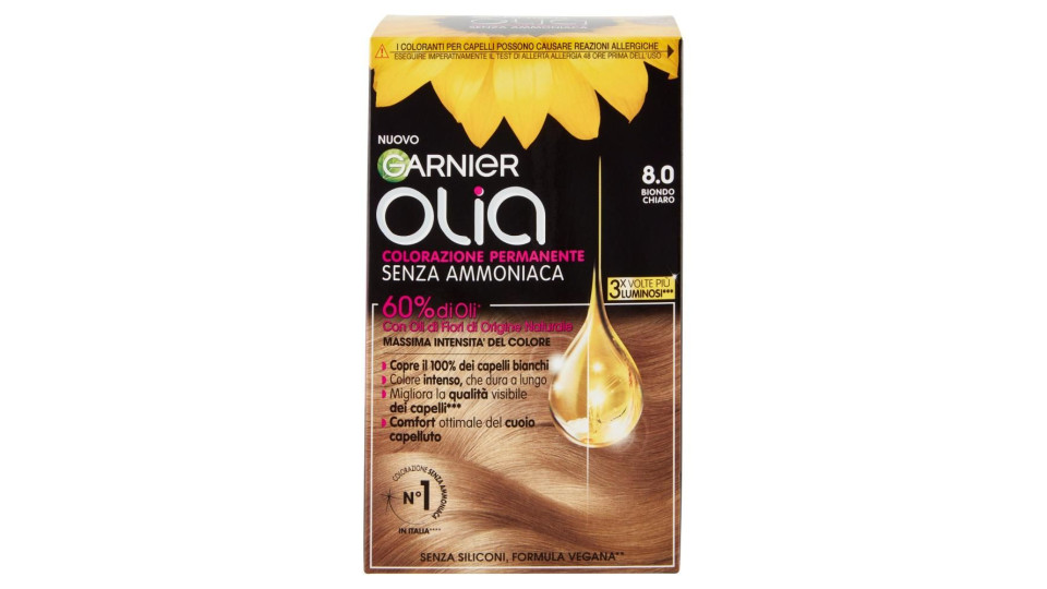 Garnier Olia Tinta Capelli, Senza Ammoniaca, Light blonde 90