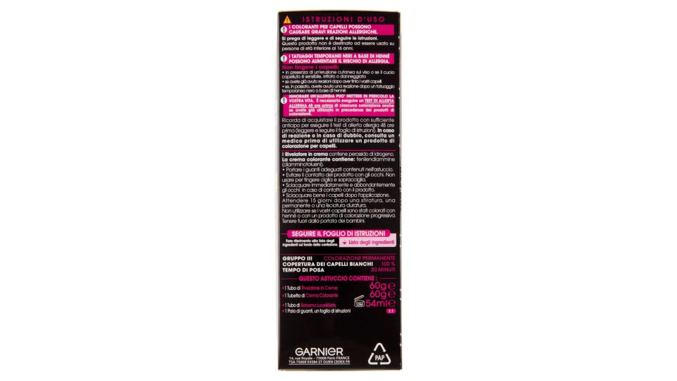 Garnier Olia Tinta Capelli, Senza Ammoniaca, Light choco 535