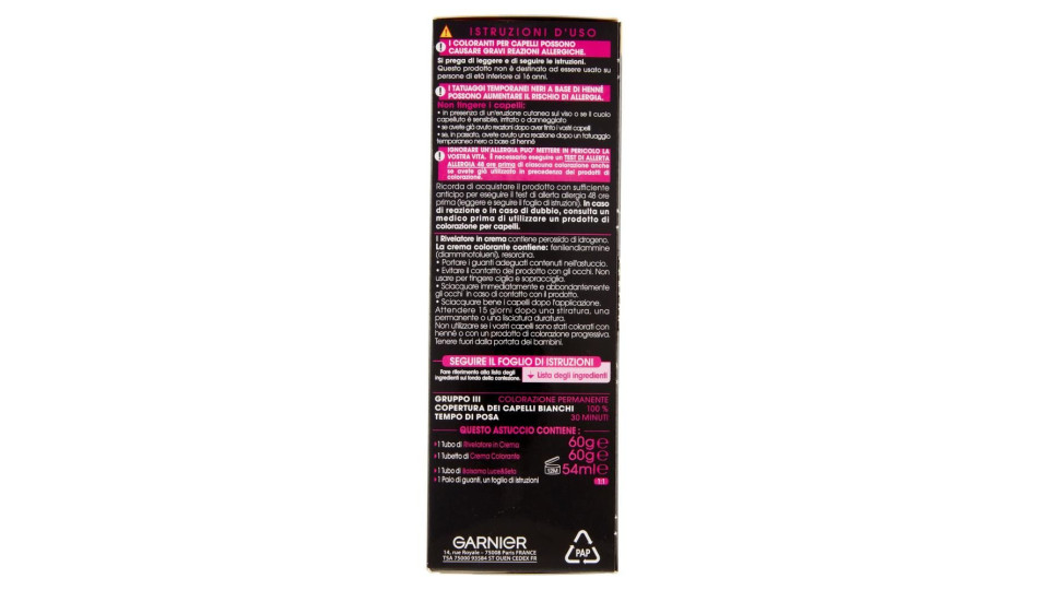 Garnier Olia Tinta Capelli, Senza Ammoniaca, Mahogani Brown 55