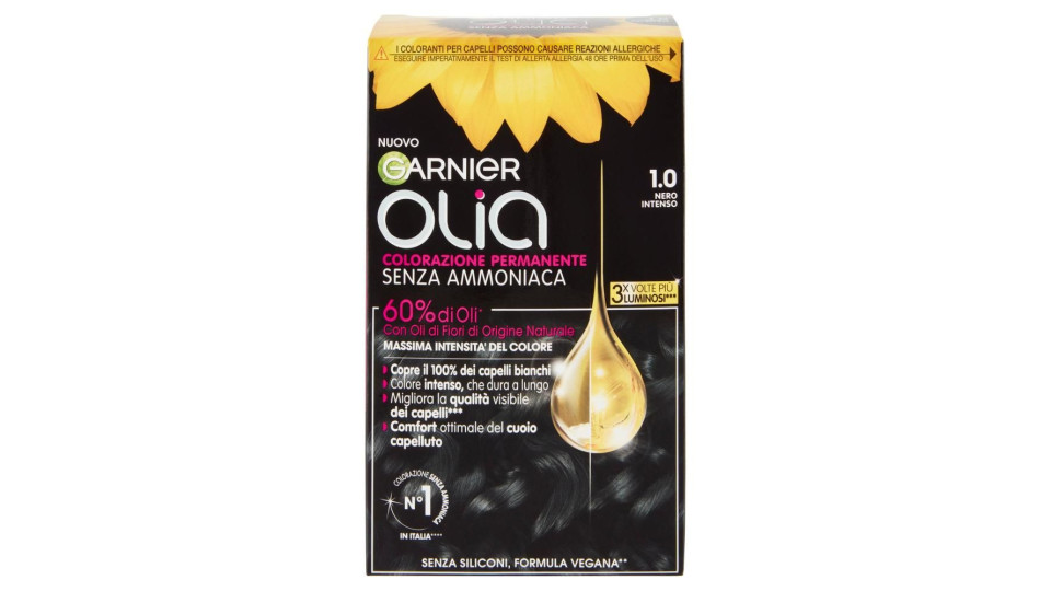 Garnier Olia Tinta Capelli, Senza Ammoniaca, Night black 10