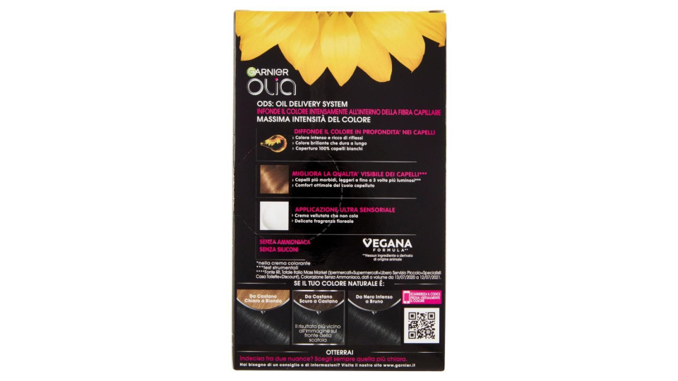 Garnier Olia Tinta Capelli, Senza Ammoniaca, Night black 10