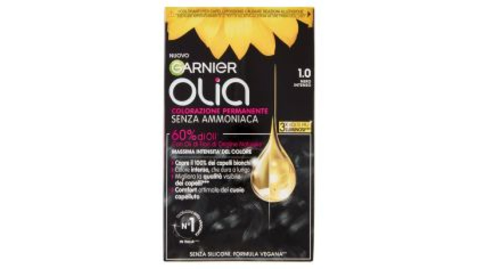 Garnier Olia Tinta Capelli, Senza Ammoniaca, Night black 10
