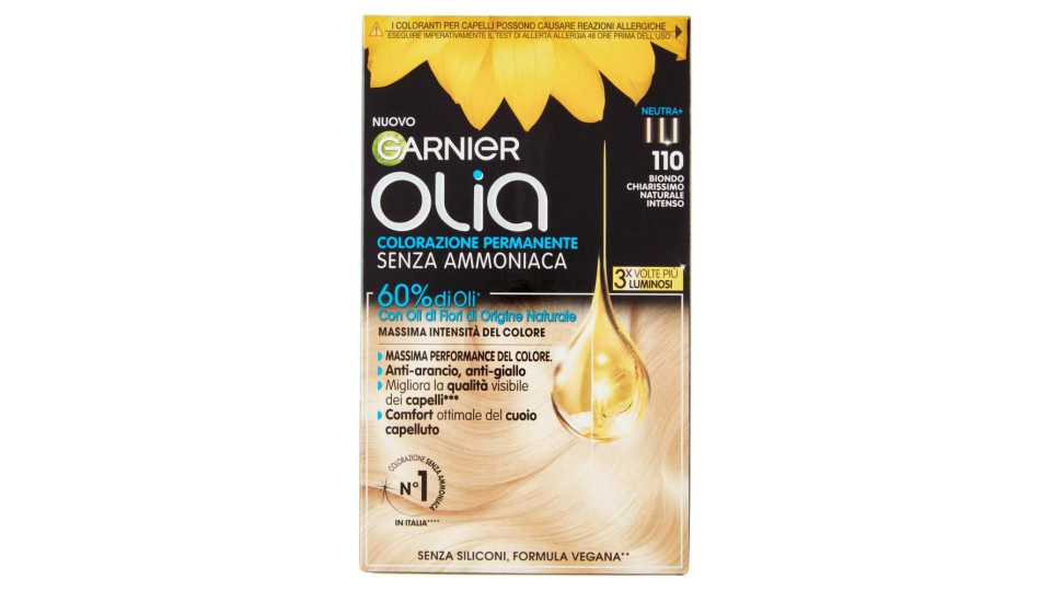 Garnier Olia Tinta Capelli, Senza Ammoniaca, Super blonds 110