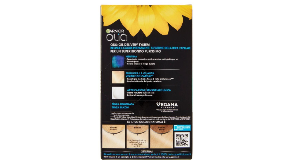 Garnier Olia Tinta Capelli, Senza Ammoniaca, Super blonds 110