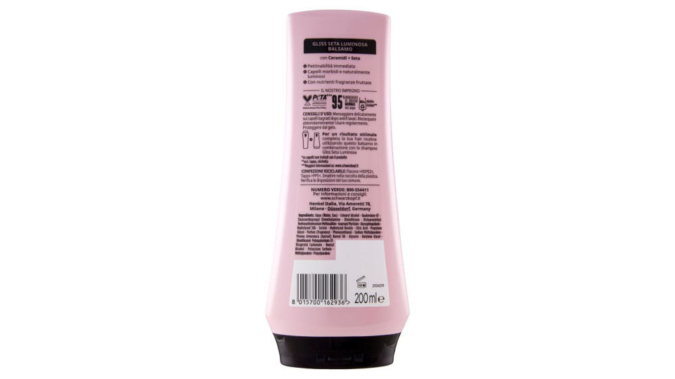 Gliss Seta Luminosa Balsamo Illuminante 200 ml