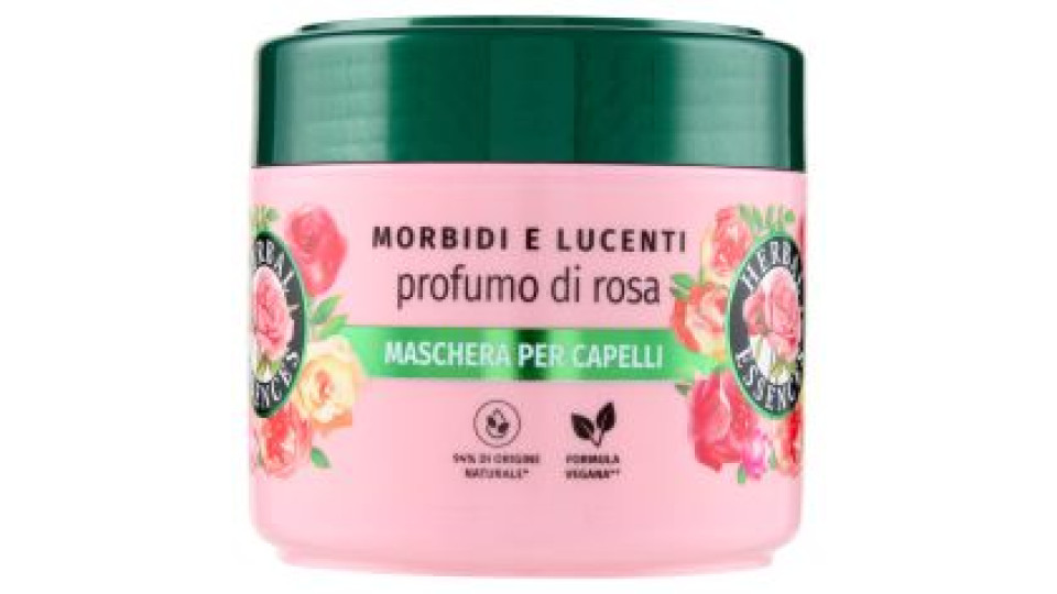Herbal Essences Morbidi e Lucenti profumo di rosa Maschera per Capelli 300 ml