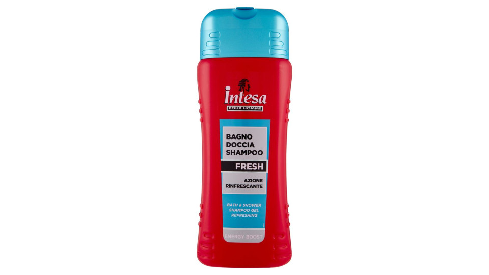 Intesa Pour Homme Bagno Doccia Shampoo Fresh Energy Boost 500 mL