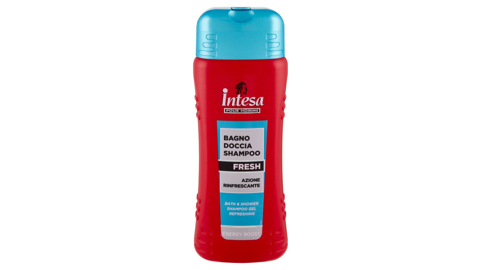 Intesa Pour Homme Bagno Doccia Shampoo Fresh Energy Boost 500 mL