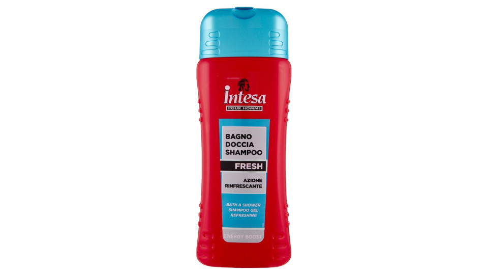 Intesa Pour Homme Bagno Doccia Shampoo Fresh Energy Boost 500 mL