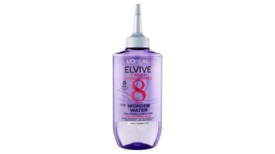 L'Oréal Paris Elvive Hydra Hyaluronic Wonder Water Balsamo Lamellare Per Capelli Disidratati, 200 ml