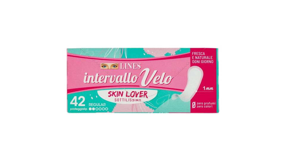 Lines intervallo Velo Skin Lover proteggislip Regular 42 pz
