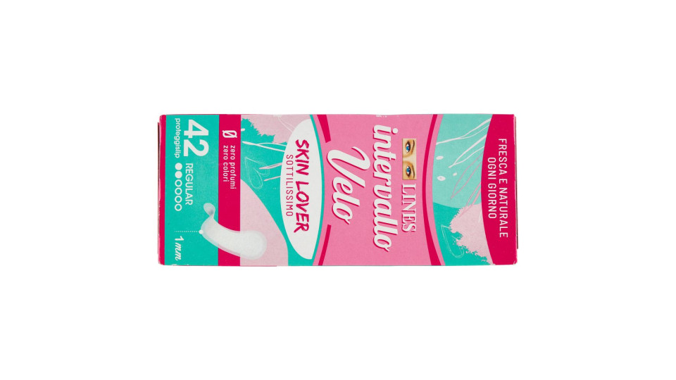 Lines intervallo Velo Skin Lover proteggislip Regular 42 pz
