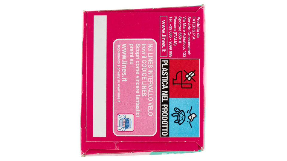 Lines intervallo Velo Skin Lover proteggislip Regular 42 pz