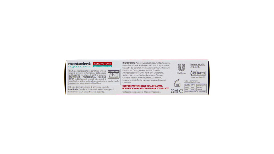 Mentadent Professional Gengive Forti Protezione Completa 75 ml