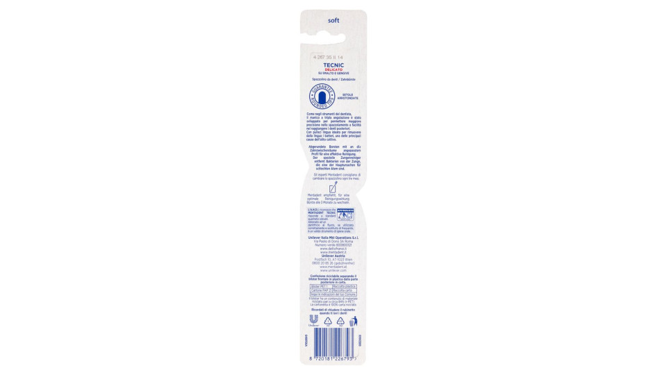 Mentadent Tecnic Delicato soft