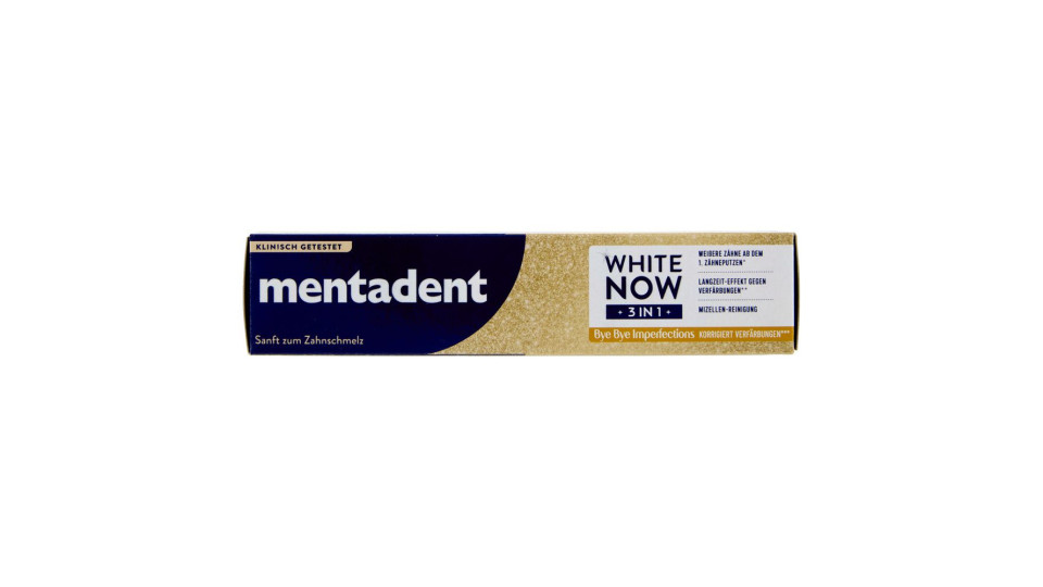 Mentadent White Now 3 in1 Bye Bye Imperfections 75 ml