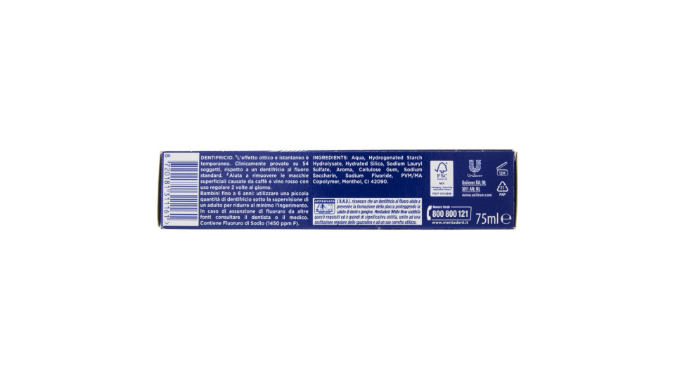 Mentadent White Now Antimacchia 75 ml