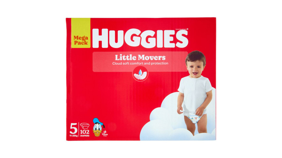 Huggies Little Movers Pannolini 5 11-25 Kg 42 pz