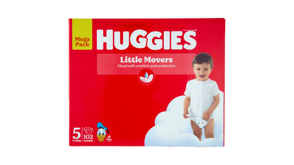 Huggies Little Movers Pannolini 5 11-25 Kg 42 pz