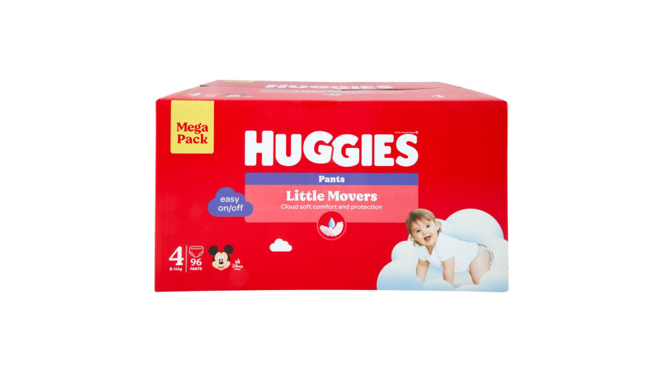 Huggies Little Movers Pants 4 9-14 Kg 36 pz