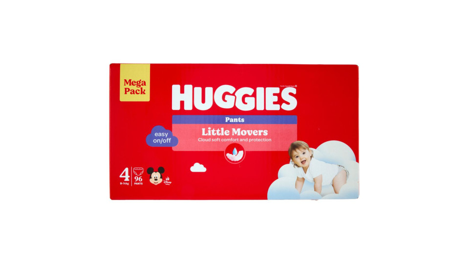 Huggies Little Movers Pants 4 9-14 Kg 36 pz